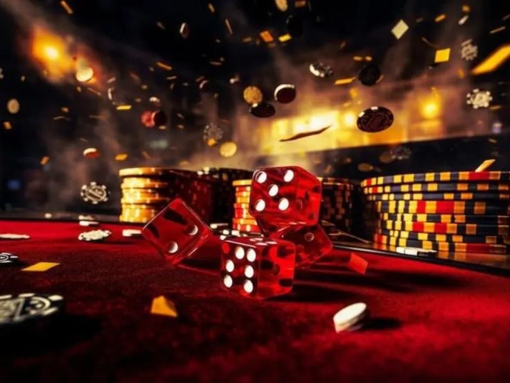 Studio live baccarat dengan dealer dan kartu fisik Tampilan meja live baccarat di studio danagg